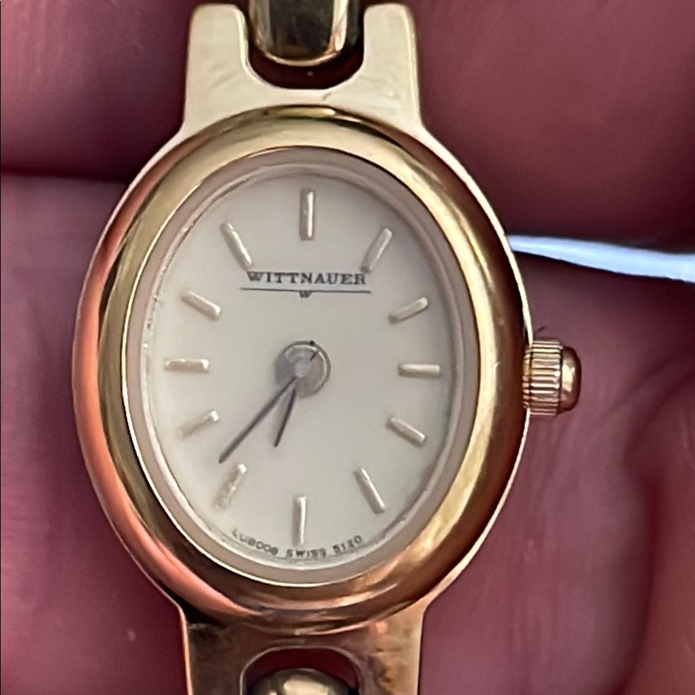 Wittnauer Gold-Tone Oval Watch